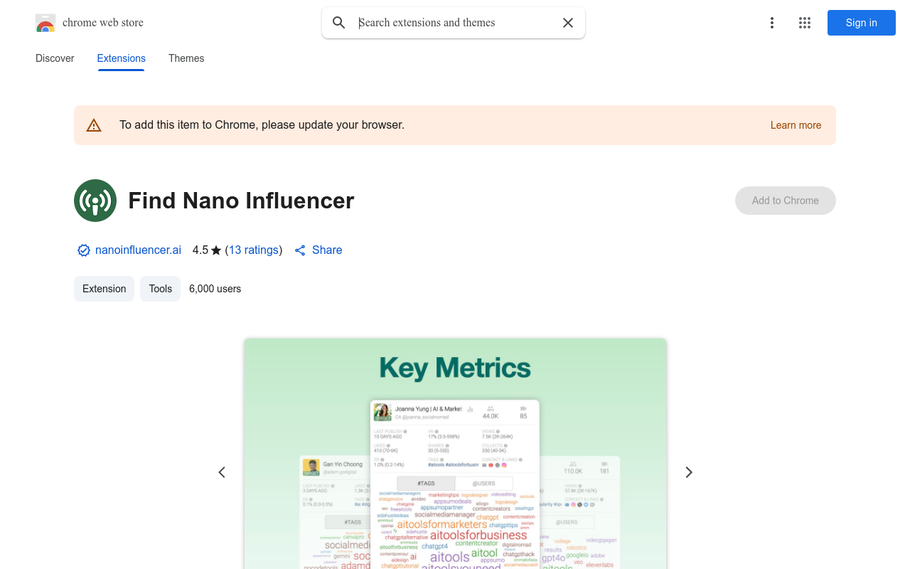 Find Nano Influencer for YouTube/Instagram/TikTok