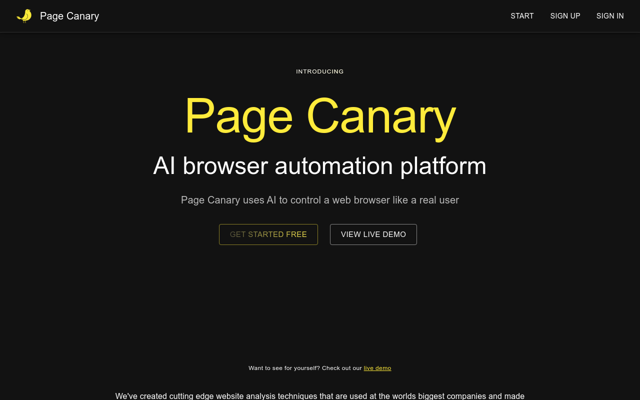 Page Canary