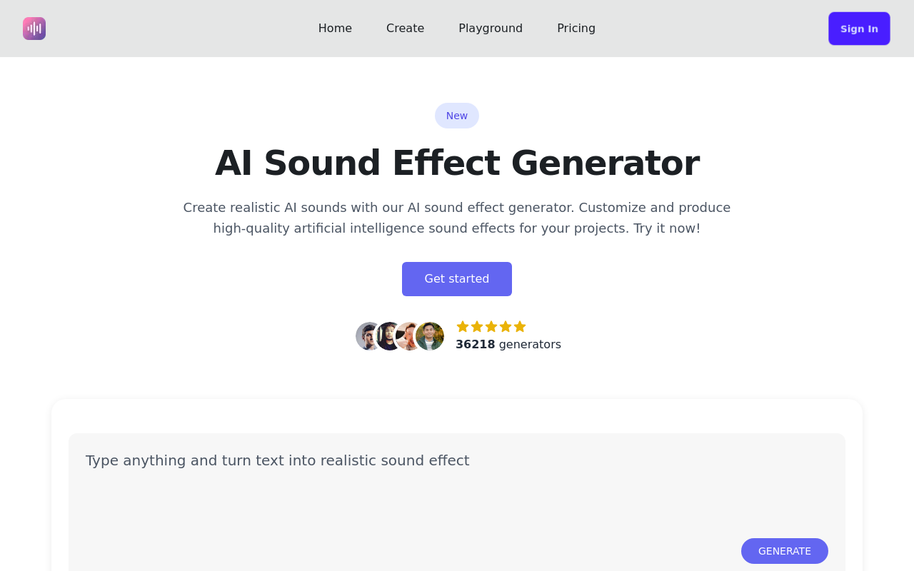 Ai Sound Effect Generator