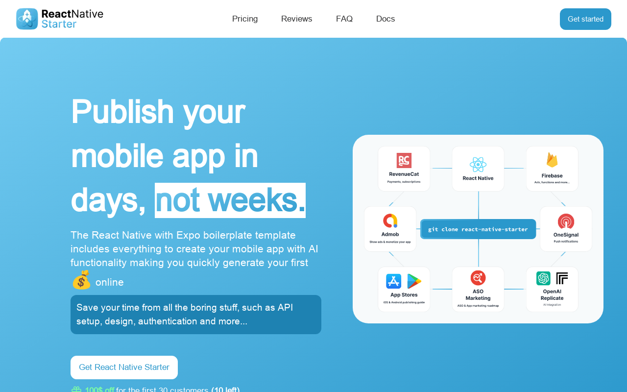 React Native Starter AI