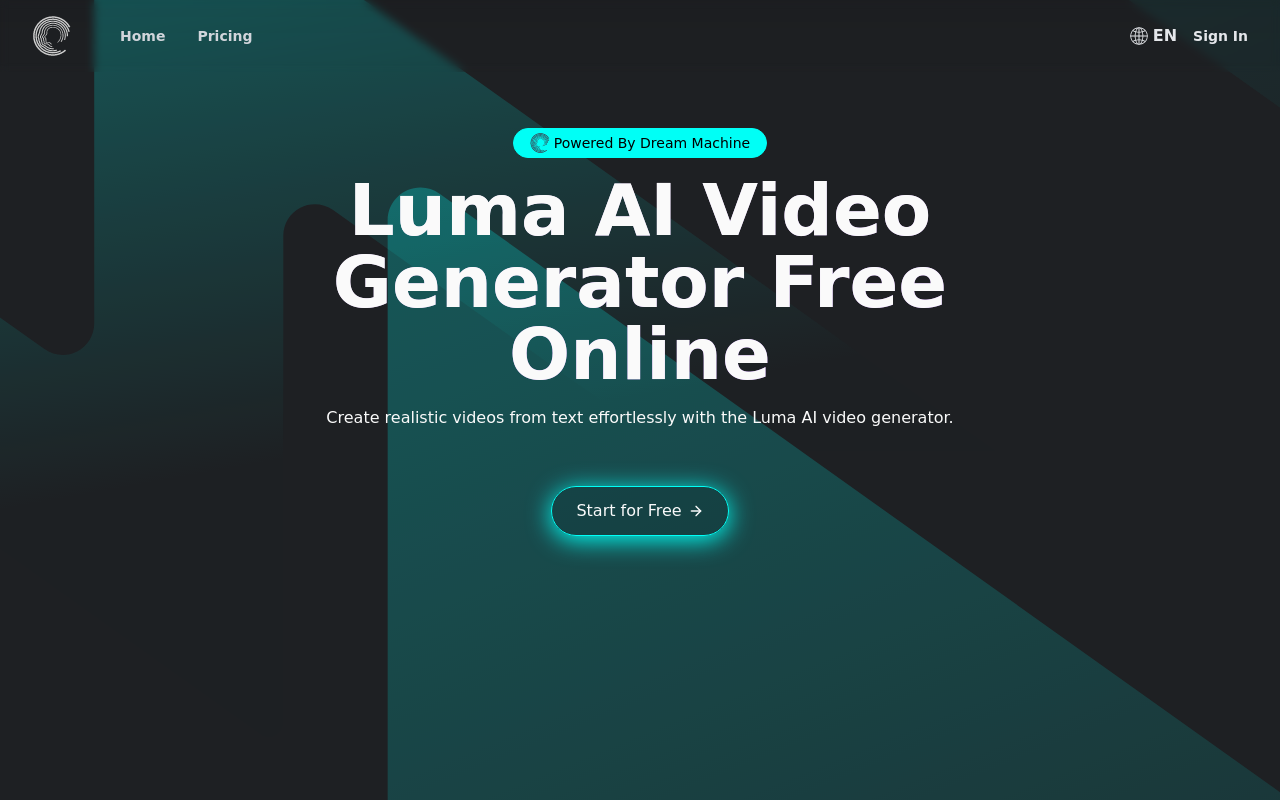 Luma AI Video Generator Free Online Powered By Dream Machine