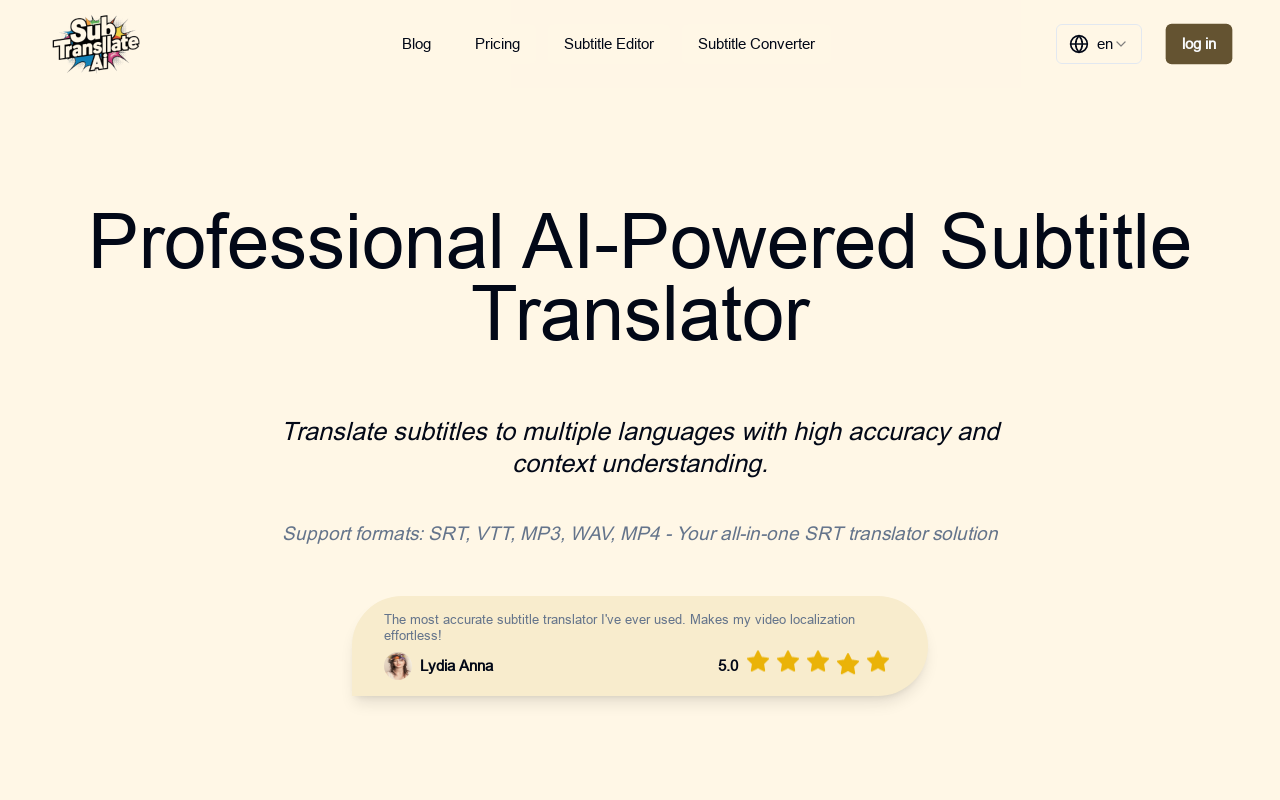 Sub Translate Ai