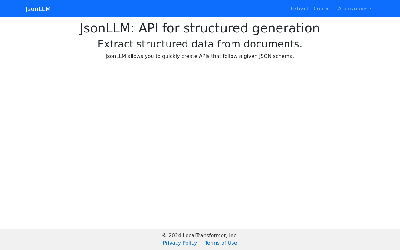 JsonLLM