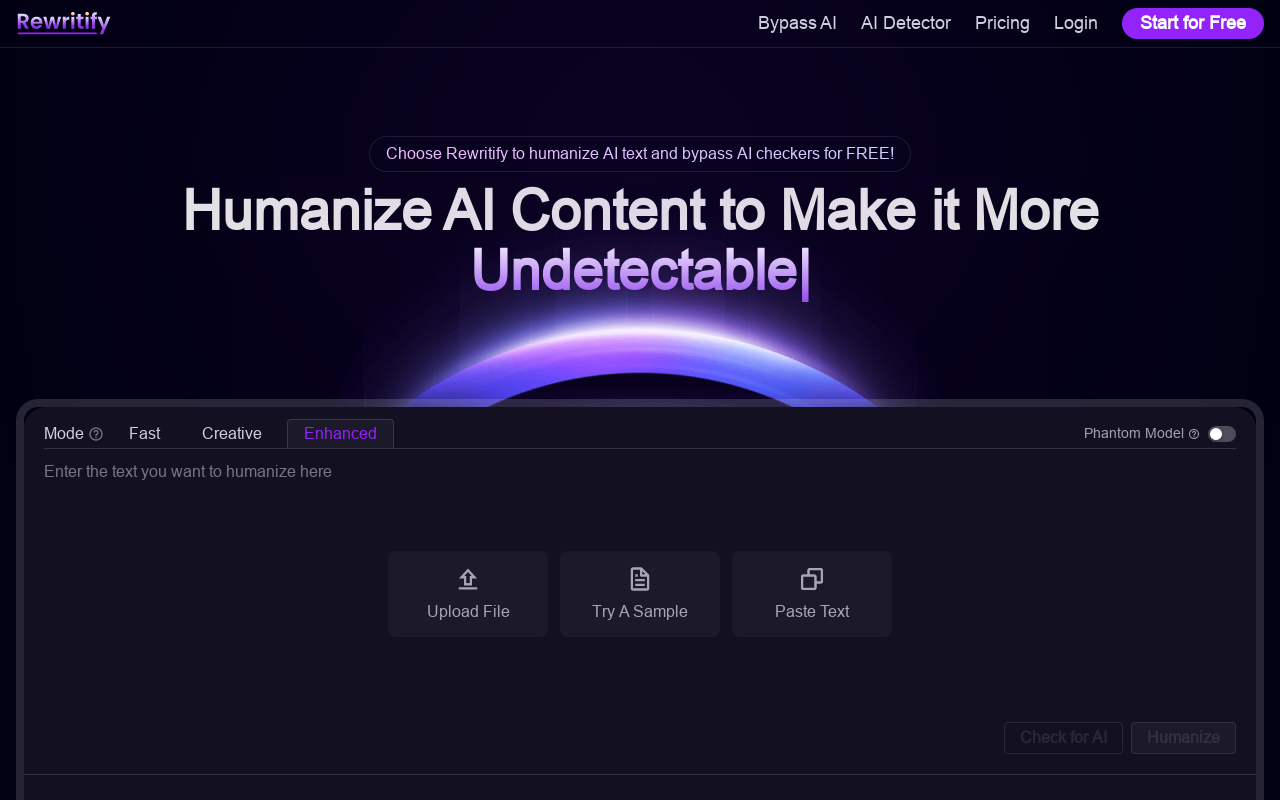 Rewritify: Undetectable AI Rewriter