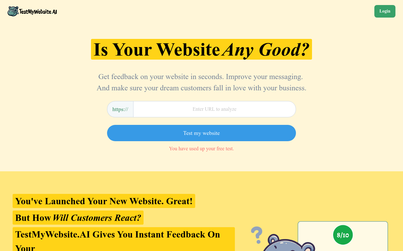 TestMyWebsite.AI