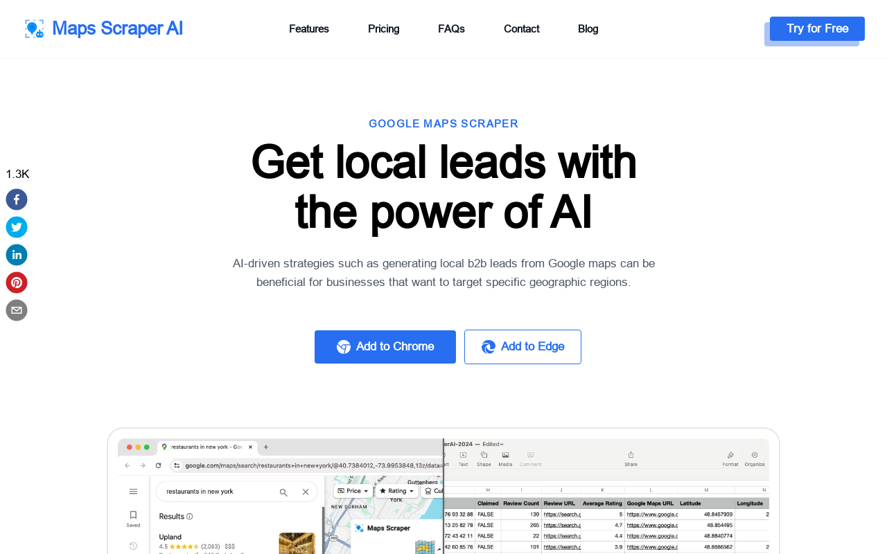 Scraper AI:Get Local Leads with AI