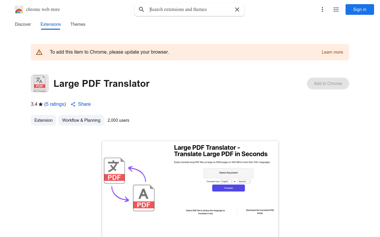 Large PDF Translator