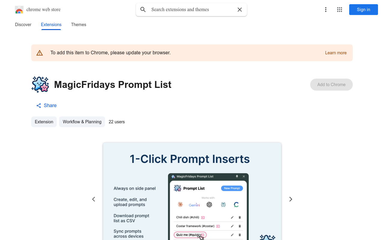 MagicFridays Prompt List