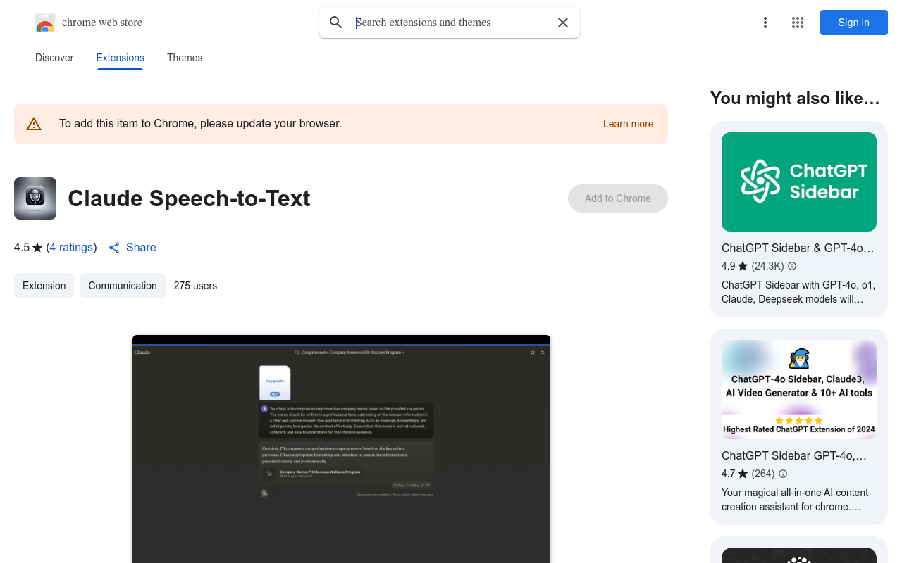 Claude Speech-to-Text