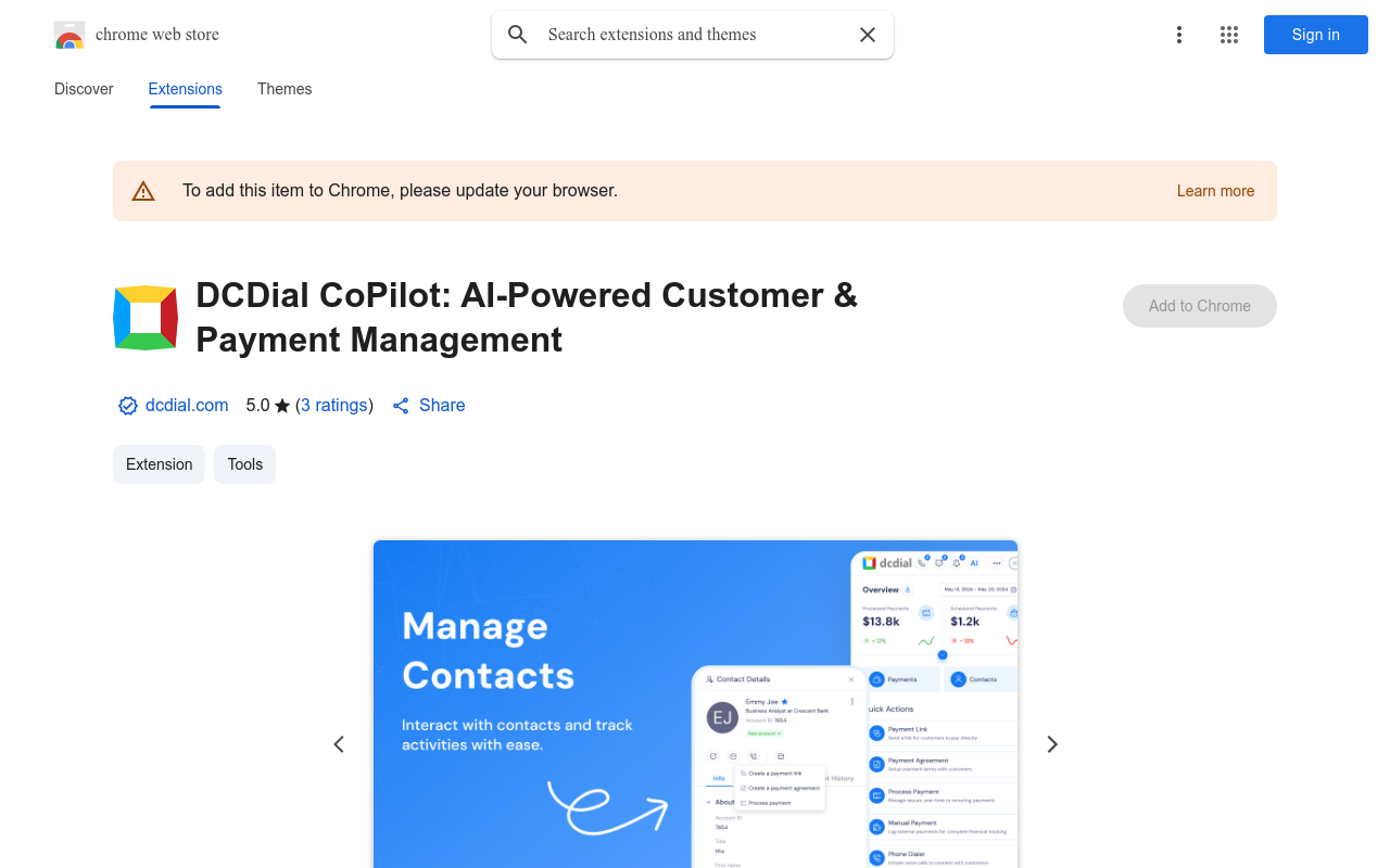 DCDial CoPilot: AI-Powered Customer & Payment Management