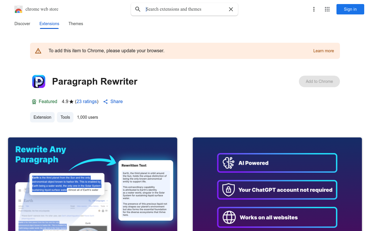 Paragraph Rewriter