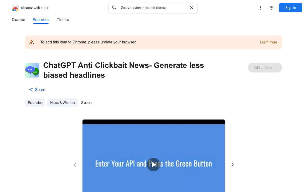 ChatGPT News De-ensationalizer - Generate less biased headlines