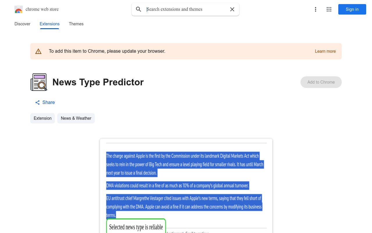 News Type Predictor