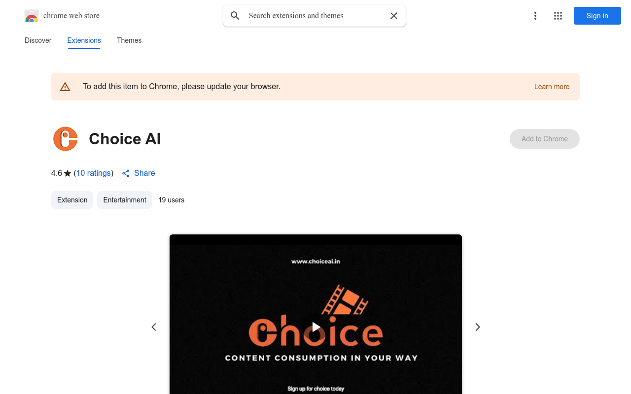 Choice Extension