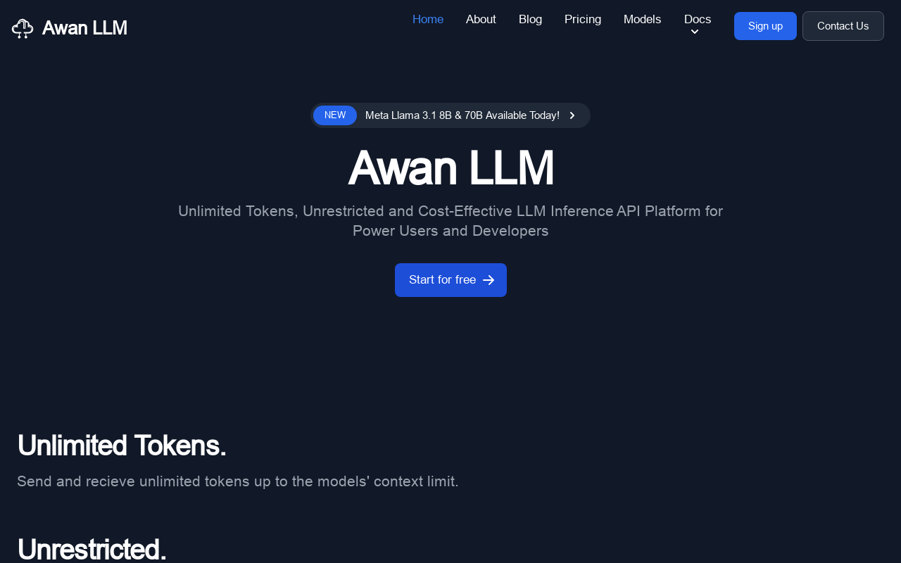 Awan LLM