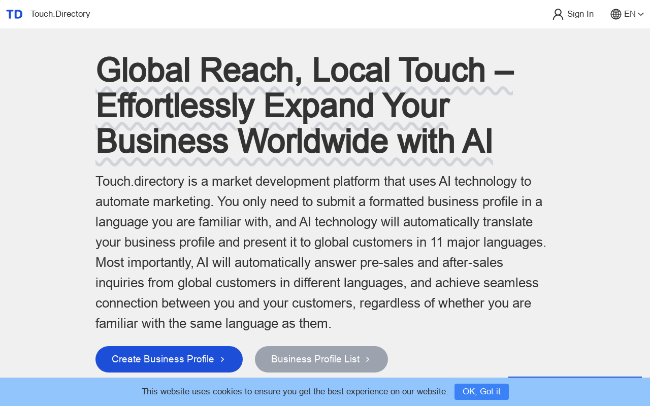 Touch Directory