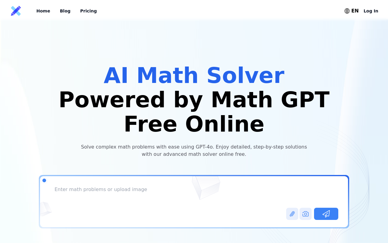 AI Math Solver by GPT-4o Free Online