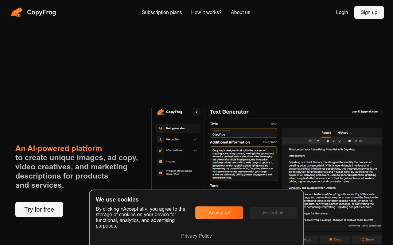 CopyFrog.AI
