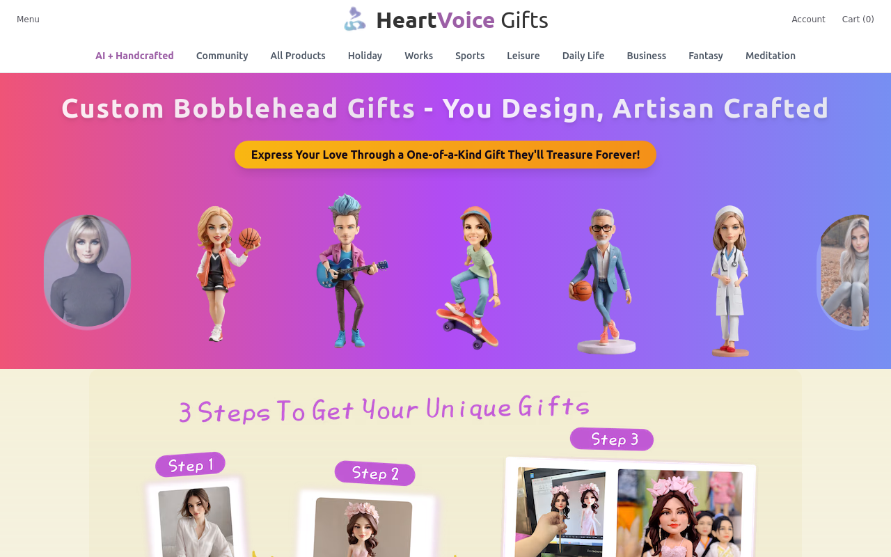 AI Bobblehead Me Gift Ideas