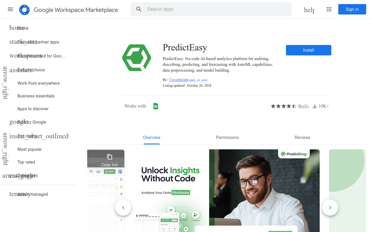 PredictEasy Add-on