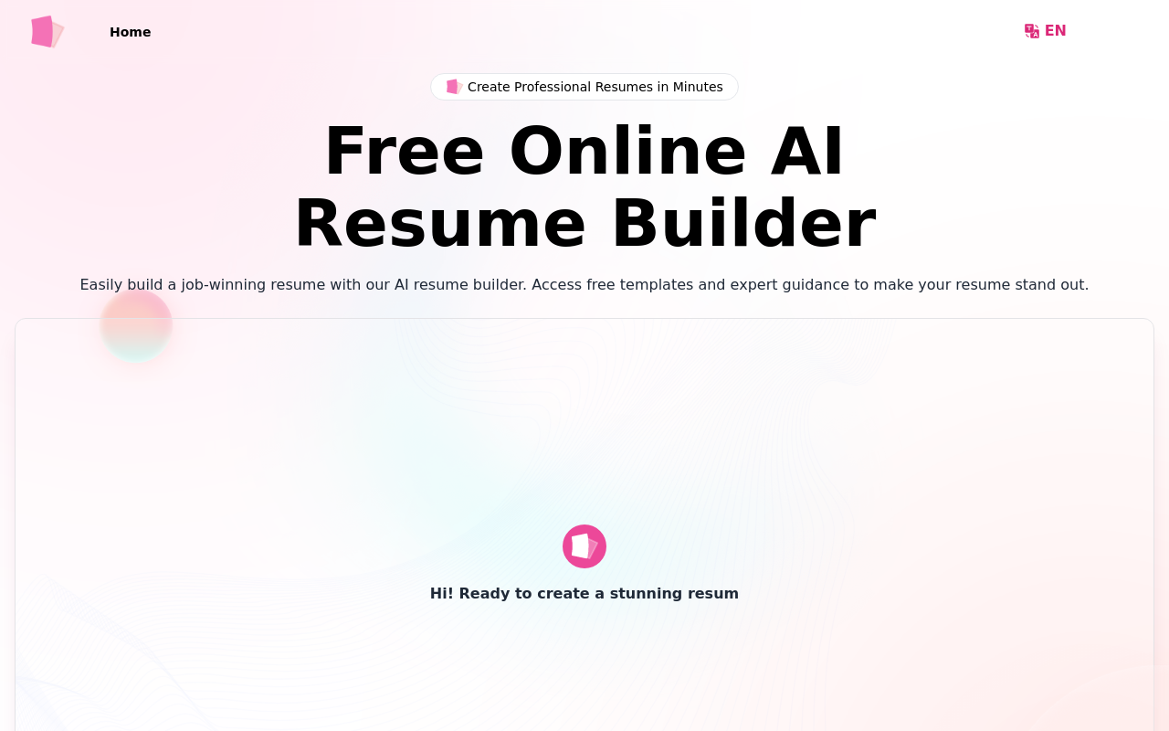 AIResumeBuilder.me: Create Professional Resumes Free Online