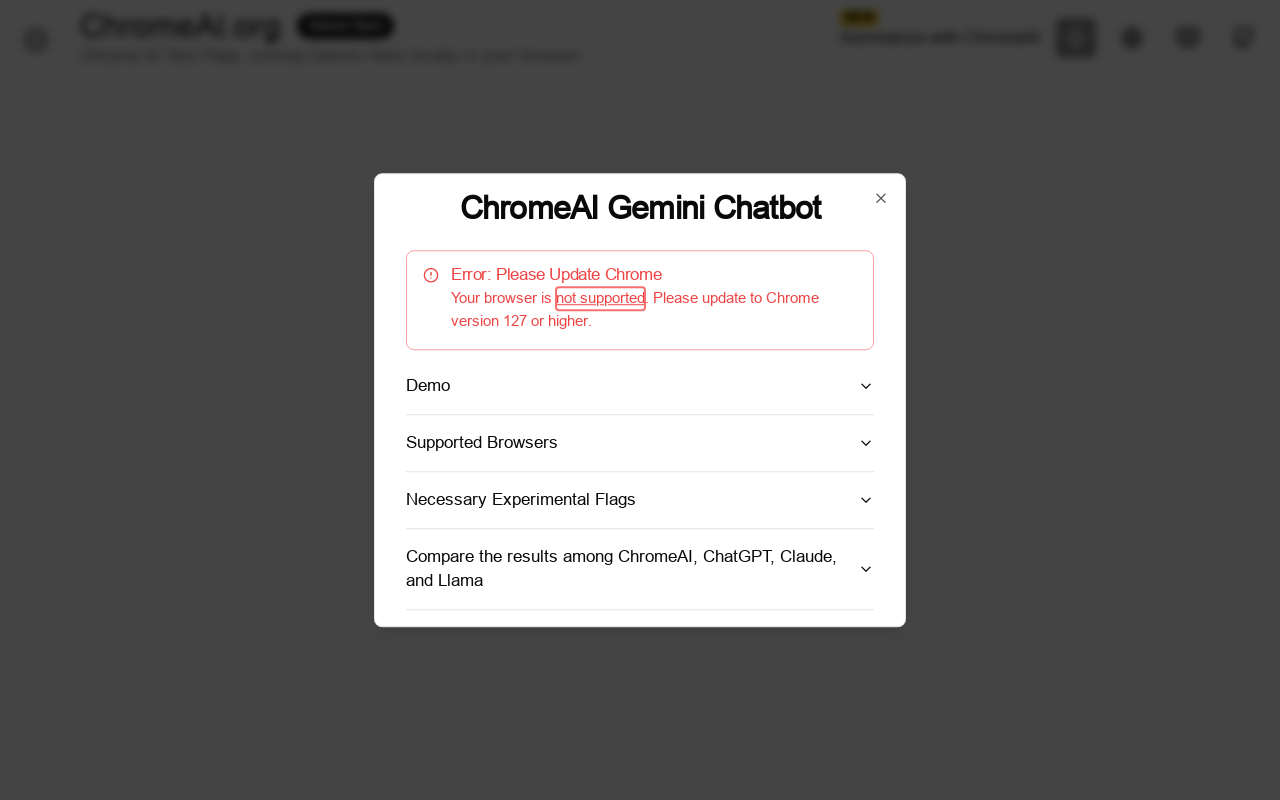 Chrome Built-In AI Gemini Nano Test Page