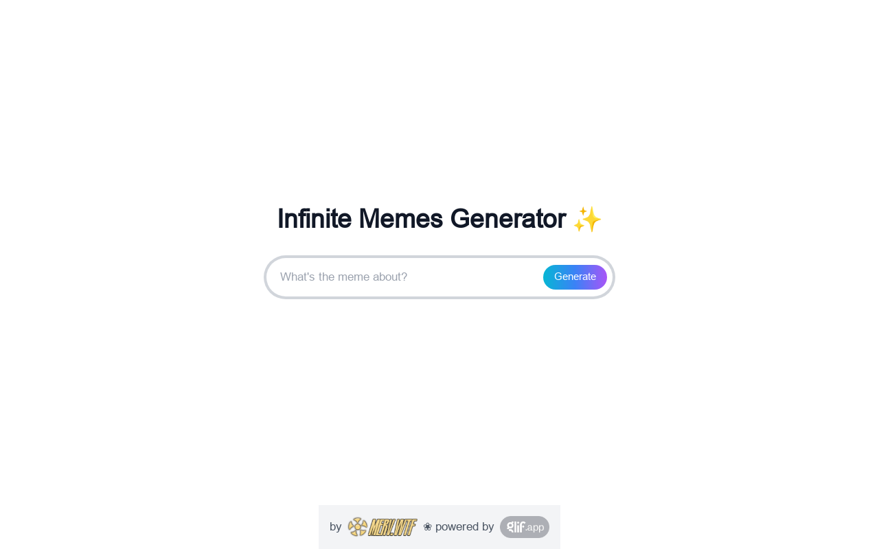 Infinite Meme Generator
