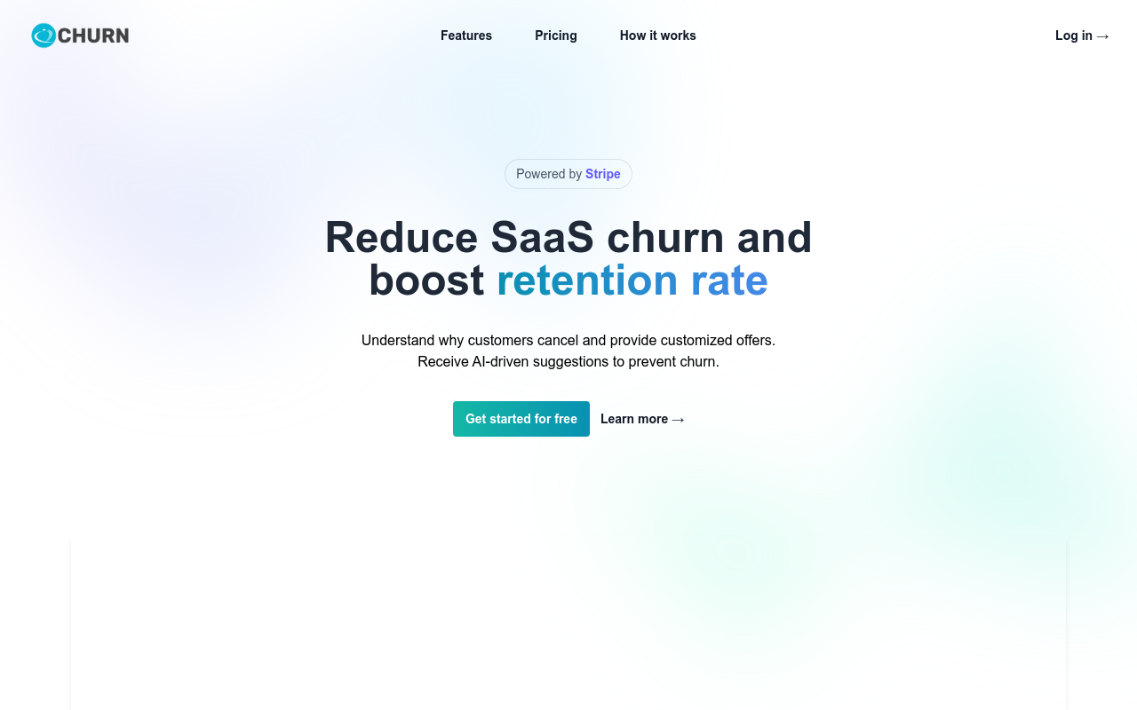 Echurn - Reduce churn & boost retention