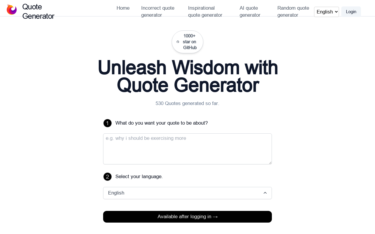Quote Generator