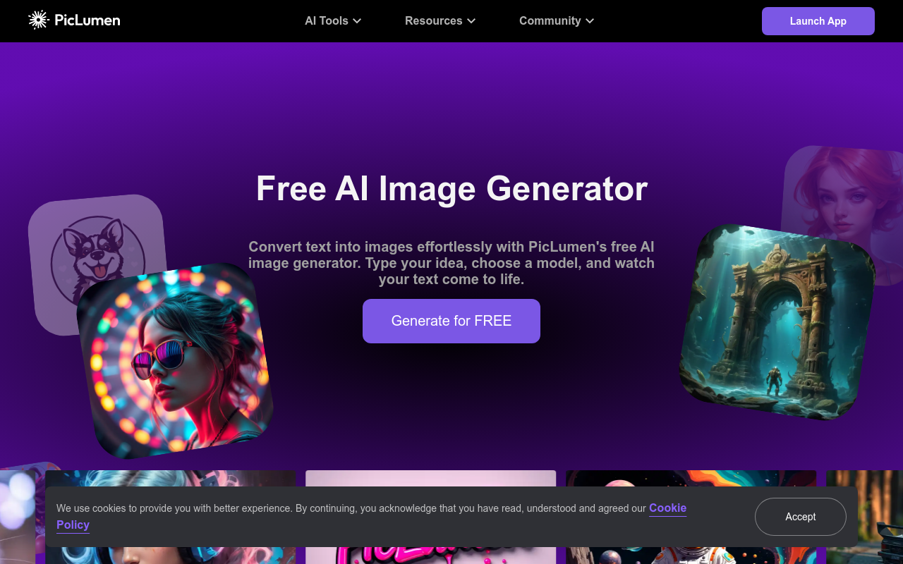 PicLumen AI Image Generator