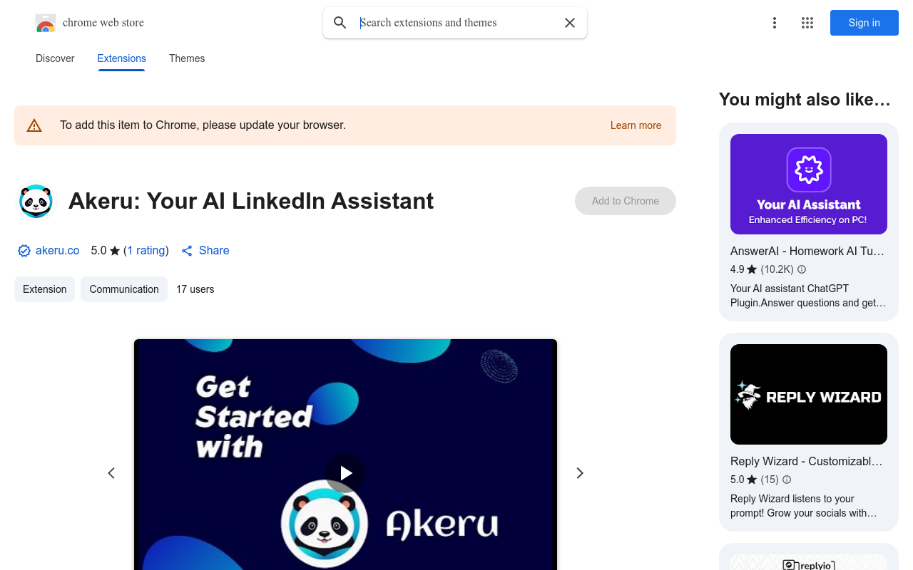 Akeru: Your AI LinkedIn Assistant