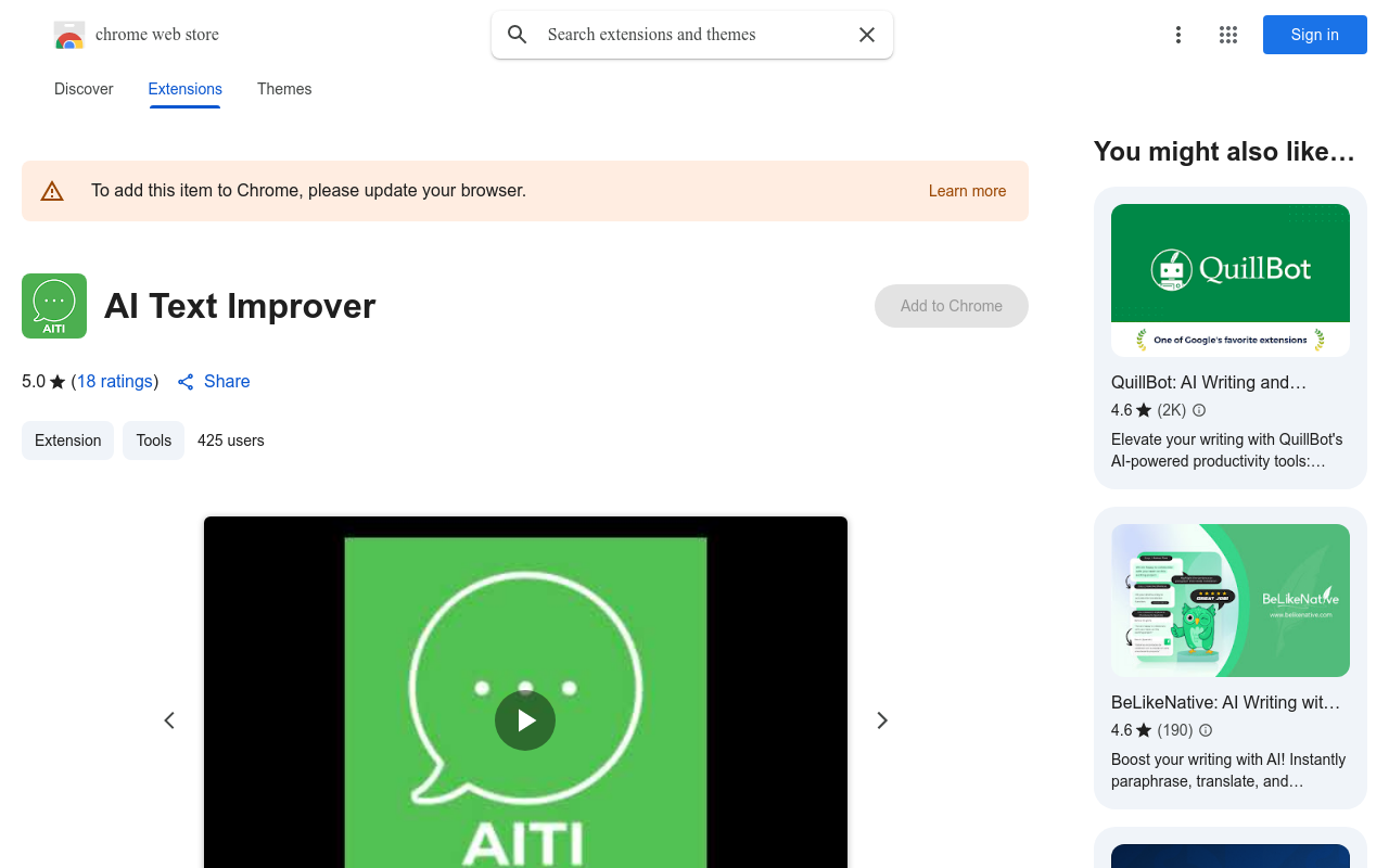 AI Text Improver