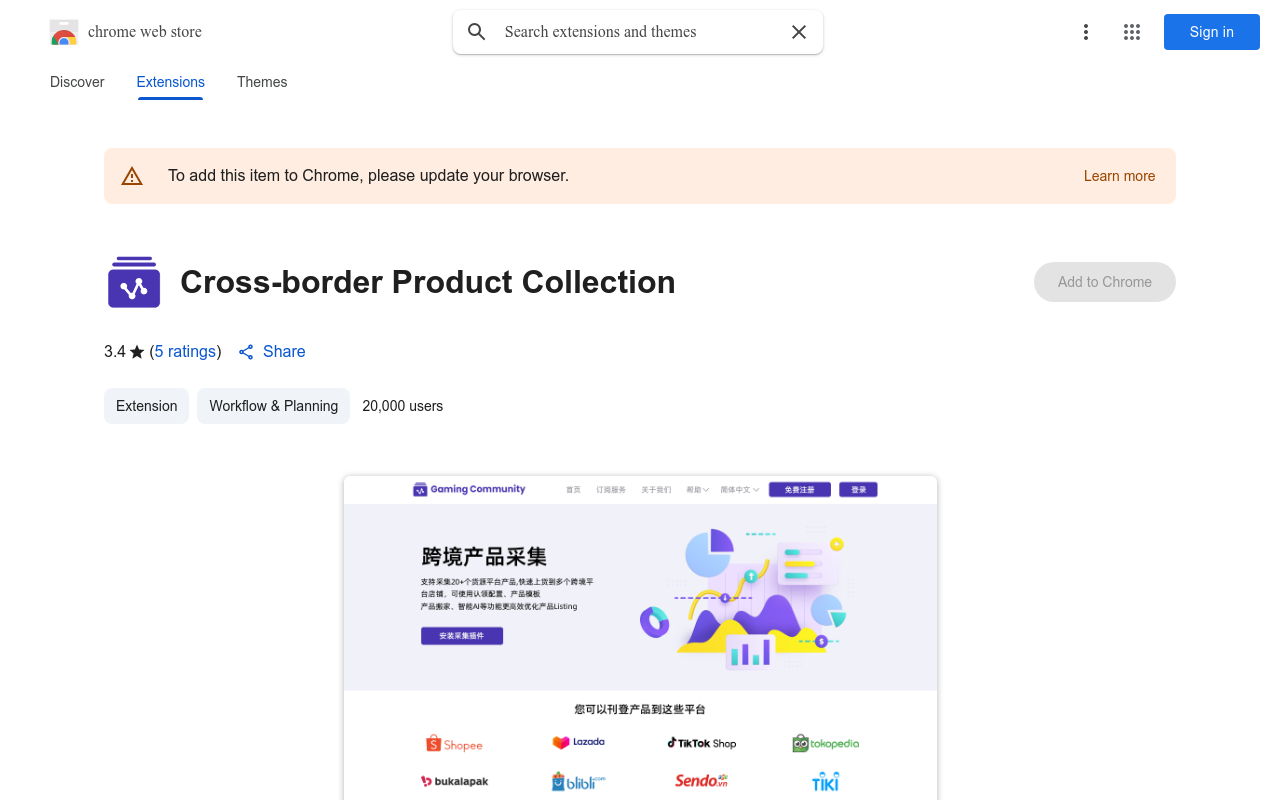 Cross-border Product Collection