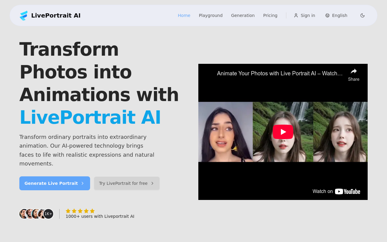 LivePortrait AI