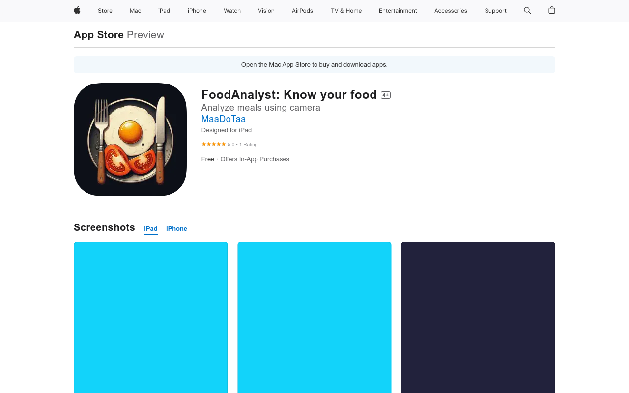 Join the FoodAnalyst