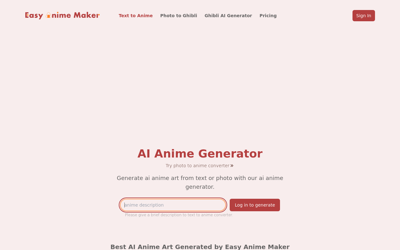 Easy Anime Maker