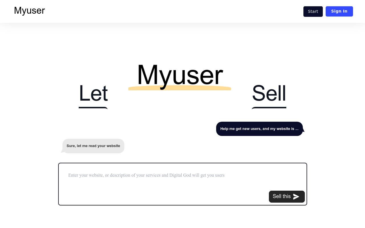 Digital God - Automate Sales, Get Users