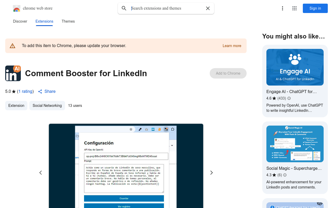 Comment Booster for LinkedIn