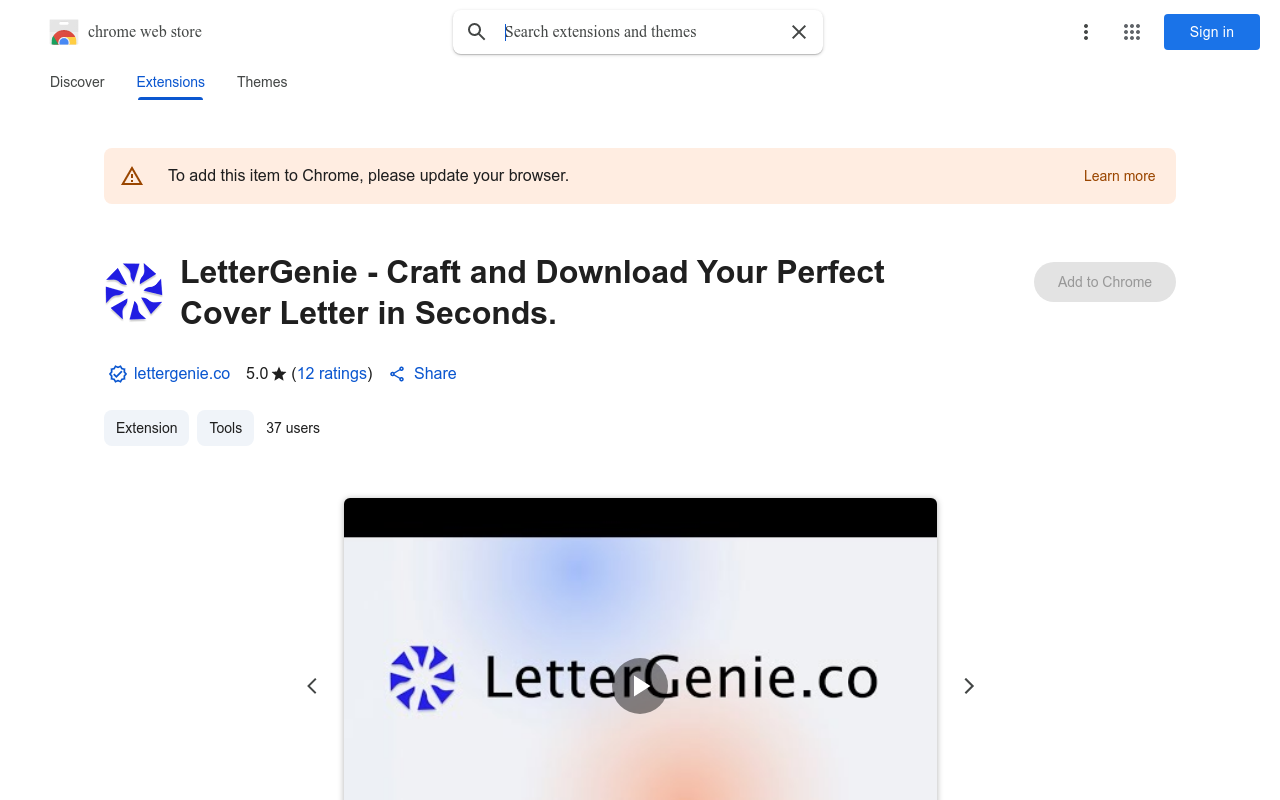 LetterGenie - Craft and Download Your Perfect Cover Letter in Seconds.
