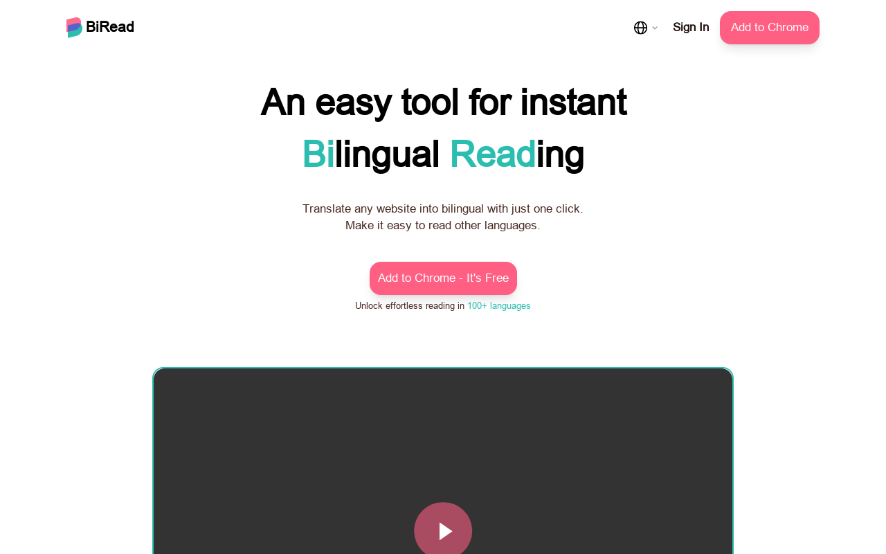 BiRead - bilingual subtitles