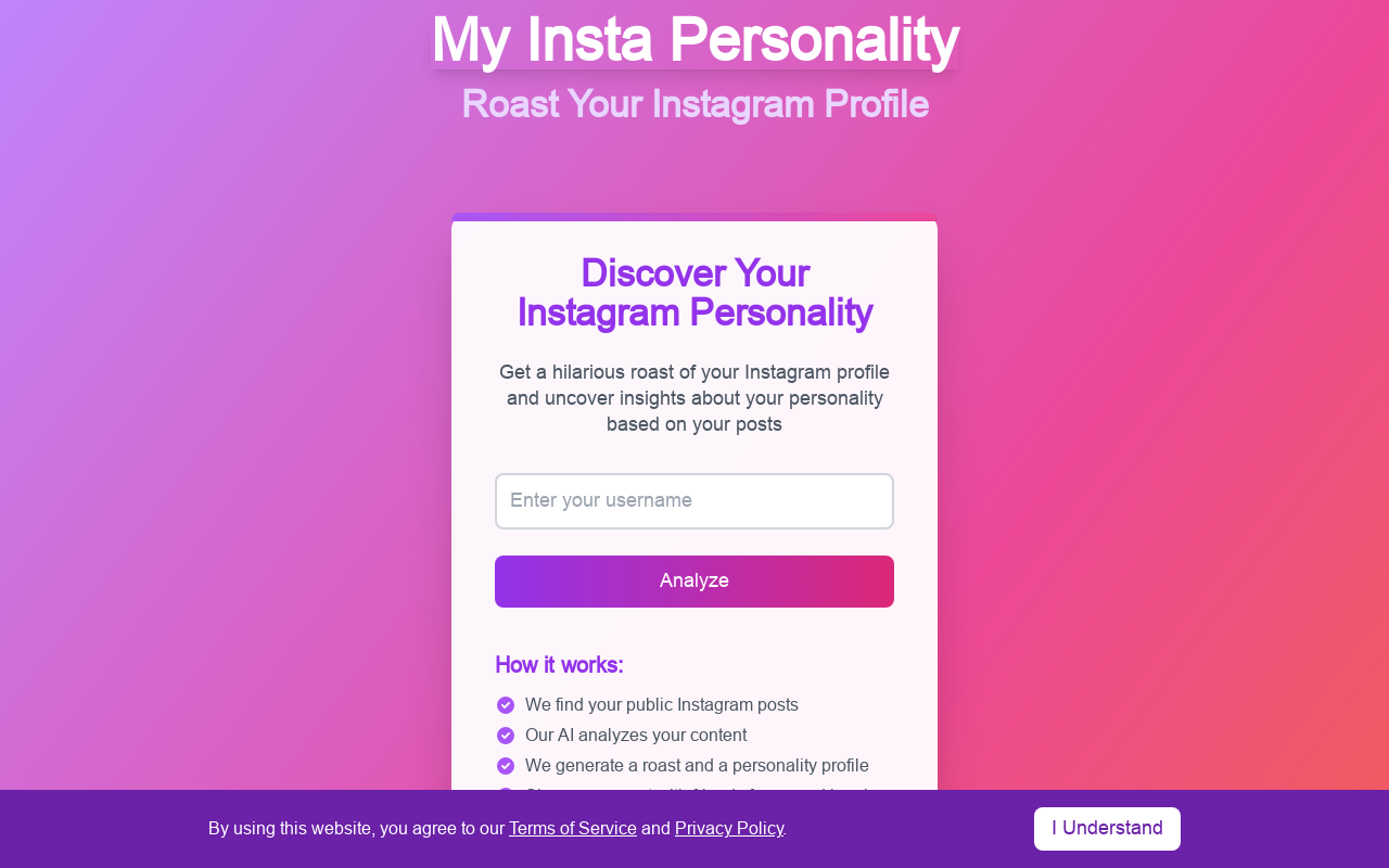 My Insta Personality
