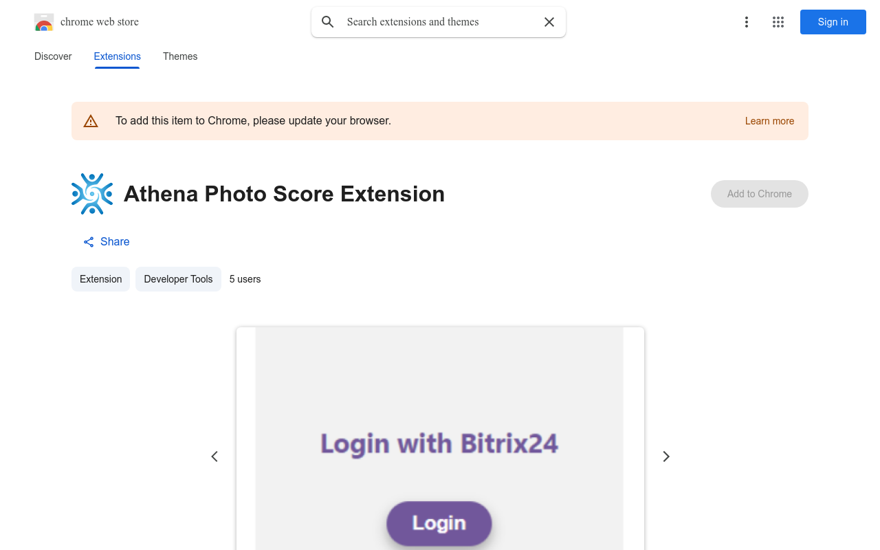 Athena Photo Score Extension