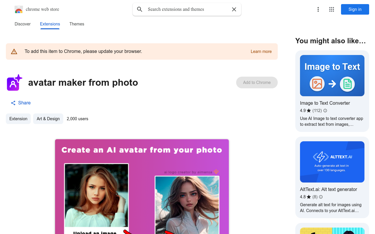 avatar maker from photo
