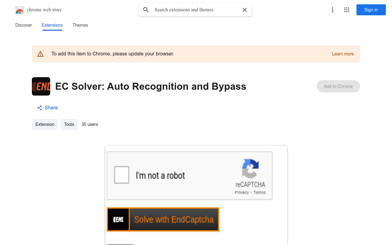 EC Solver: Auto Recognition and Bypass