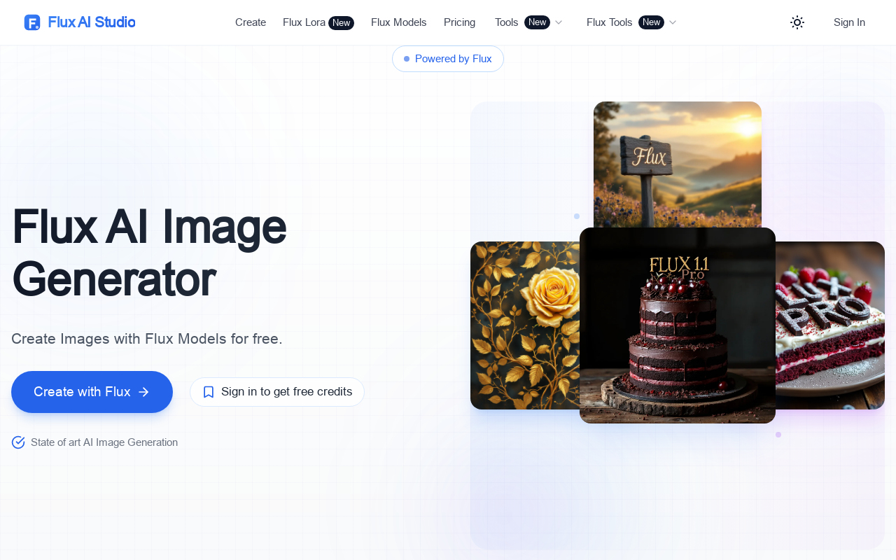 Free Flux AI Image Generator
