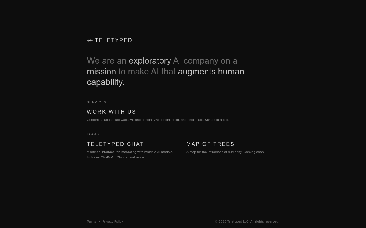 Teletyped