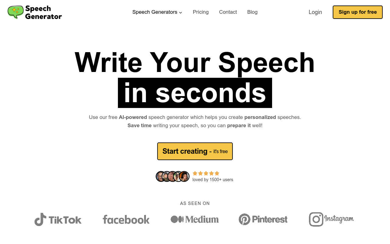 SpeechGeneratorAI
