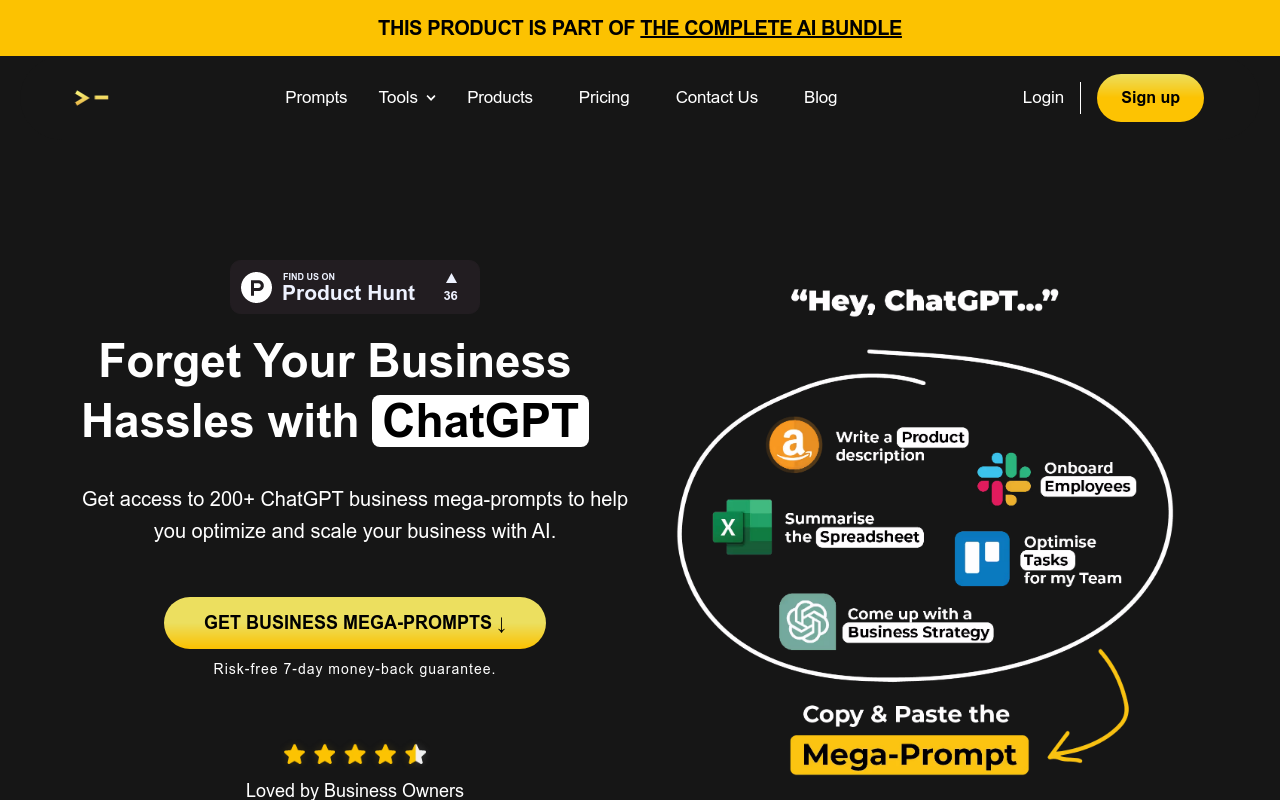 200+ ChatGPT Mega-Prompts for Business
