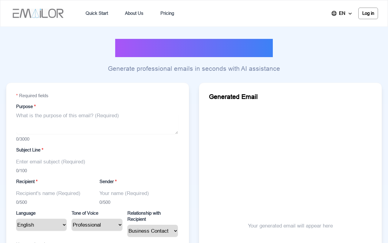 AI Email Generator
