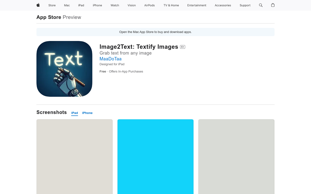 Image2Text: Textify Images